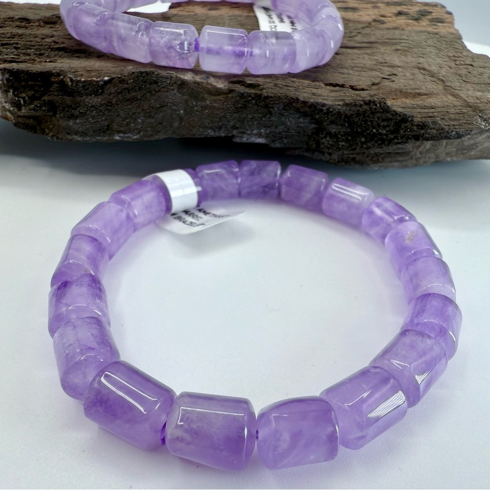 Lavender Amethyst 10mm Crystal Bracelet